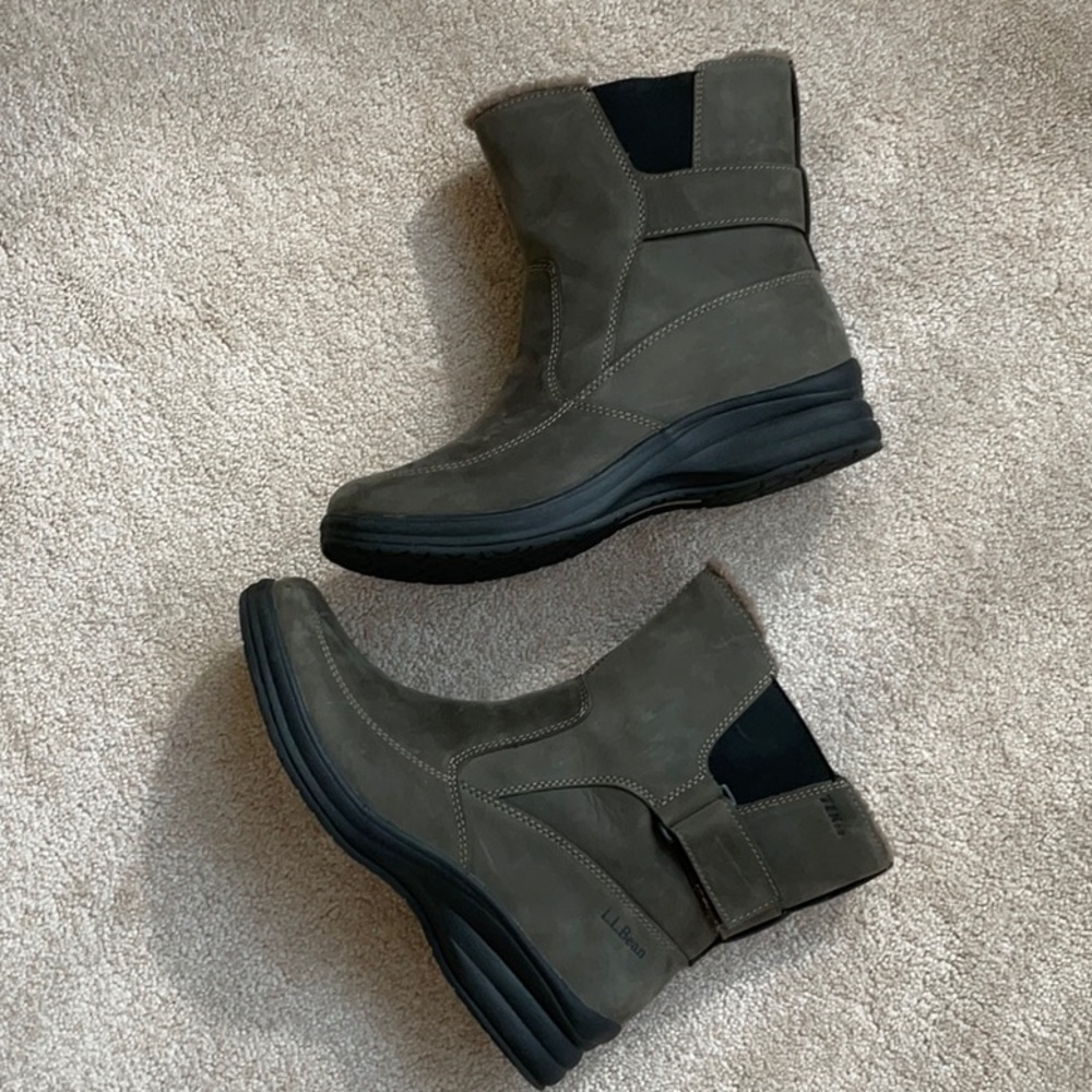 L.L. Bean TEK 2.5 Leather Ankle Boots Women’s 9